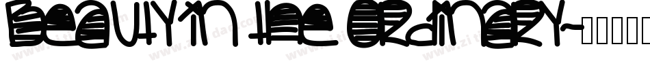 Beauty in the Ordinary字体转换